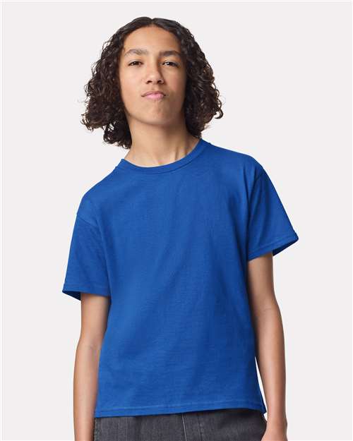Royal Blue Youth Fine Jersey Tee - 2001Y