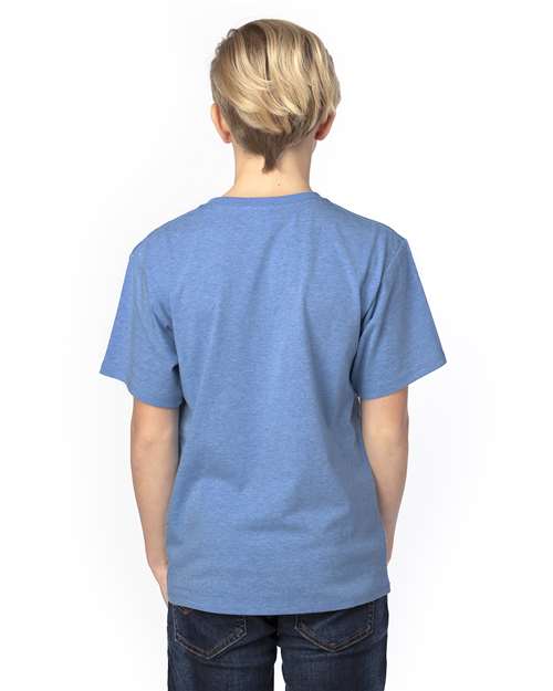 Royal Heather Youth Ultimate CVC T-Shirt - 600A