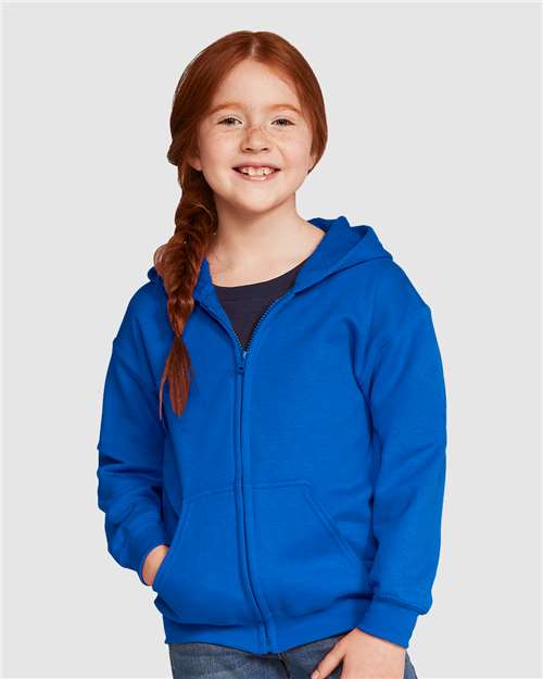 Royal Heavy Blend™ Youth Full-Zip Hooded Sweatshirt - 18600B