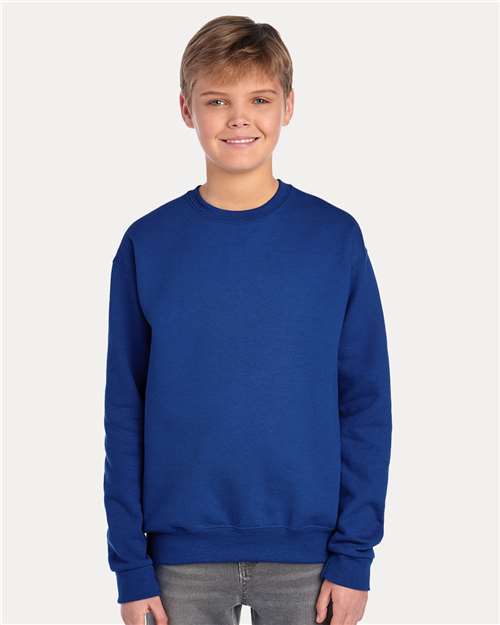 Royal NuBlend® Youth Crewneck Sweatshirt - 562BR