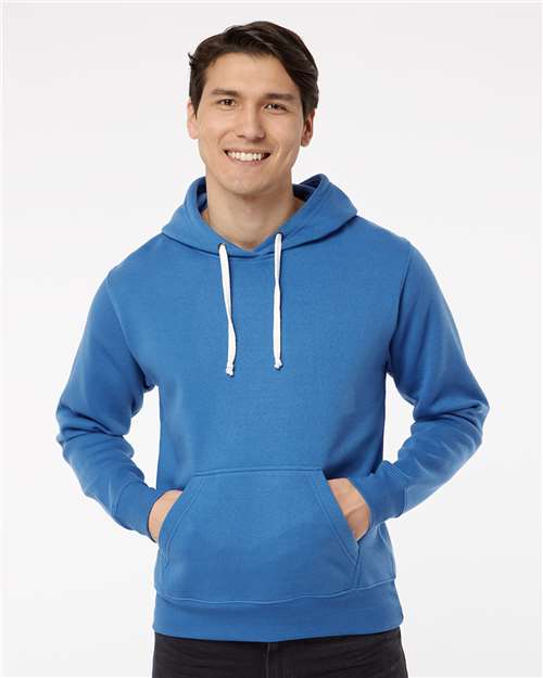 Royal Solid Triblend Fleece Hooded Sweatshirt - 8871