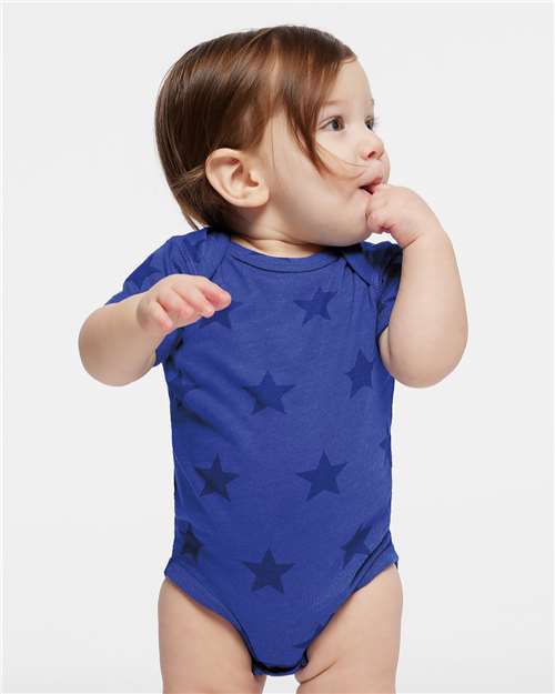 Royal Star Infant Star Print Bodysuit - 4329