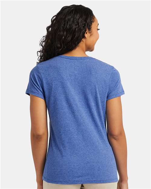 Royal Triblend Perfect-T Women’s Triblend V-Neck T-Shirt - 42VT