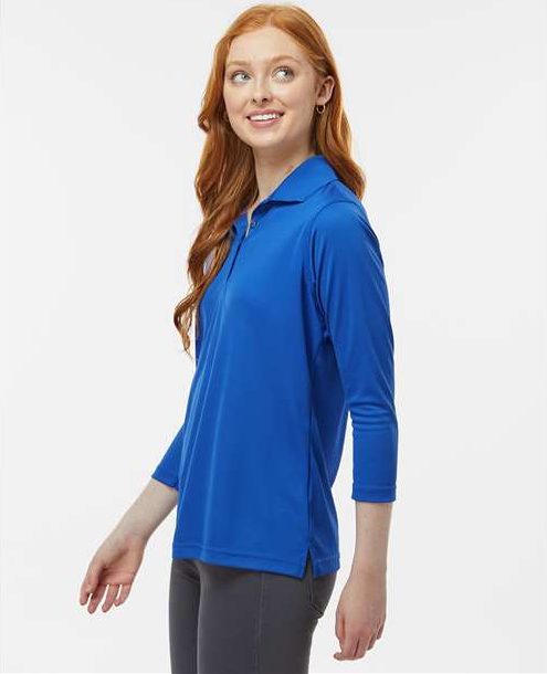 Royal Women's Lady Palm Three-Quarter Sleeve Polo - 120