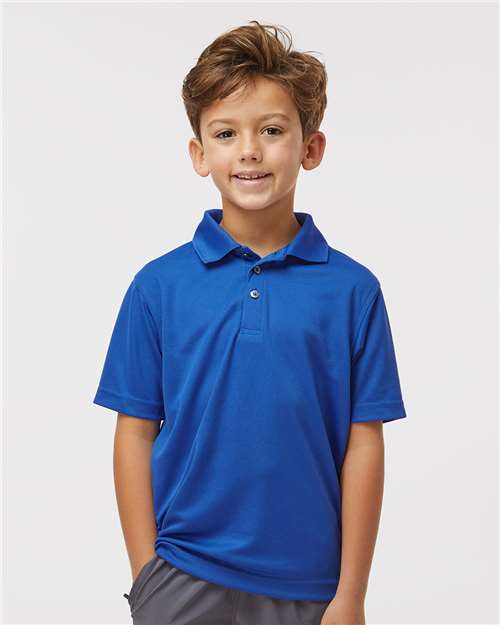 Royal Youth Saratoga Performance Mini Mesh Polo - 108Y
