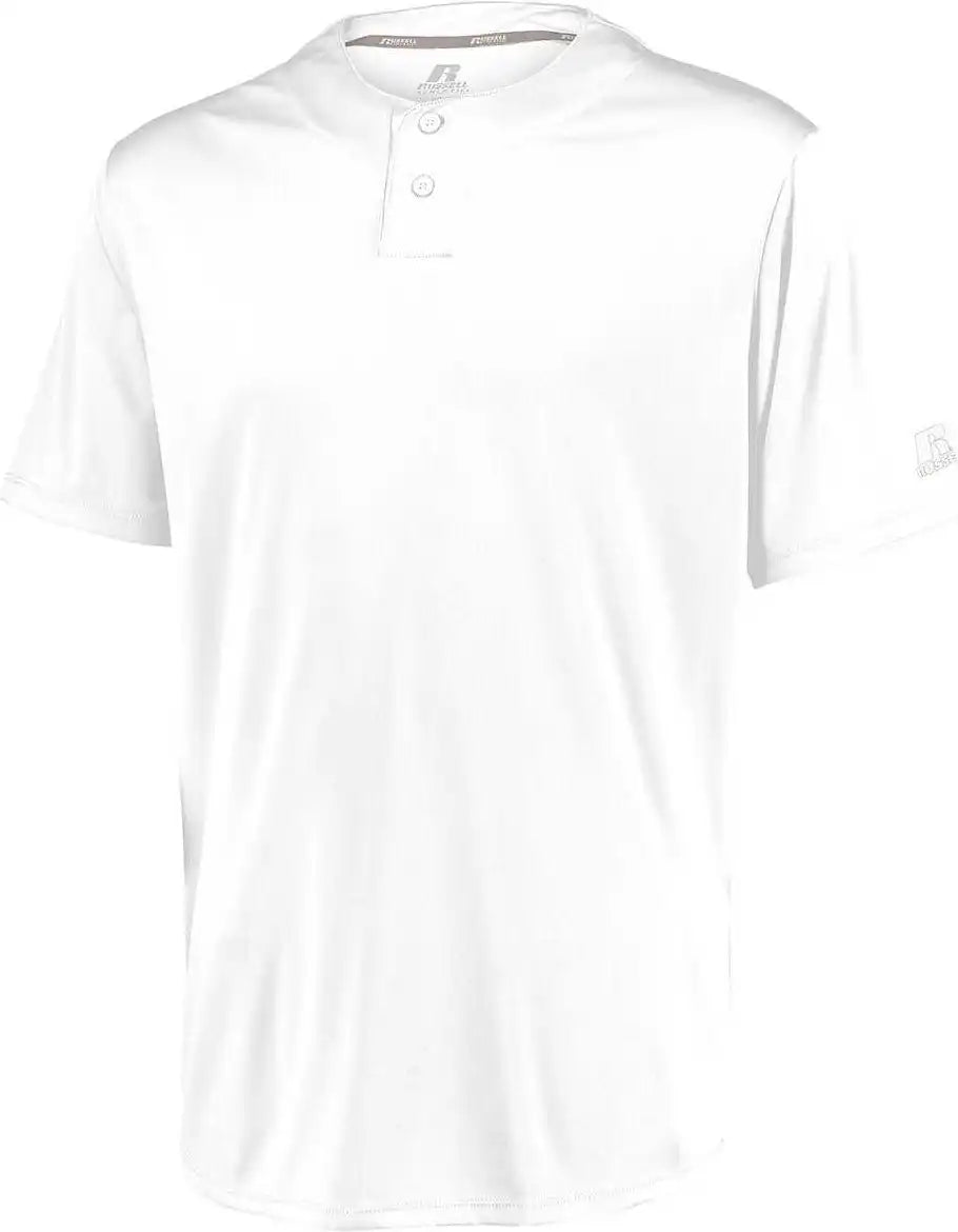 Russell 3r7x2m Performance Two-button Solid Jersey - White