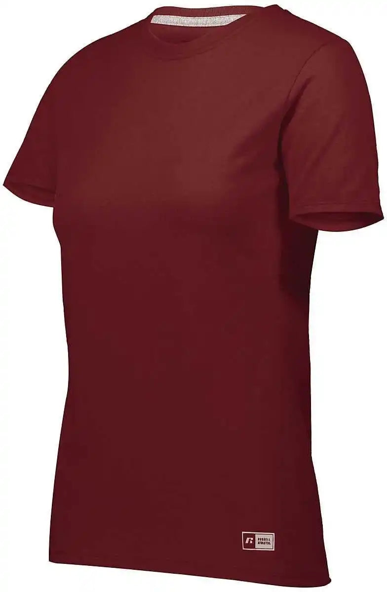 Russell 64sttx Ladies Essential Tee - Cardinal