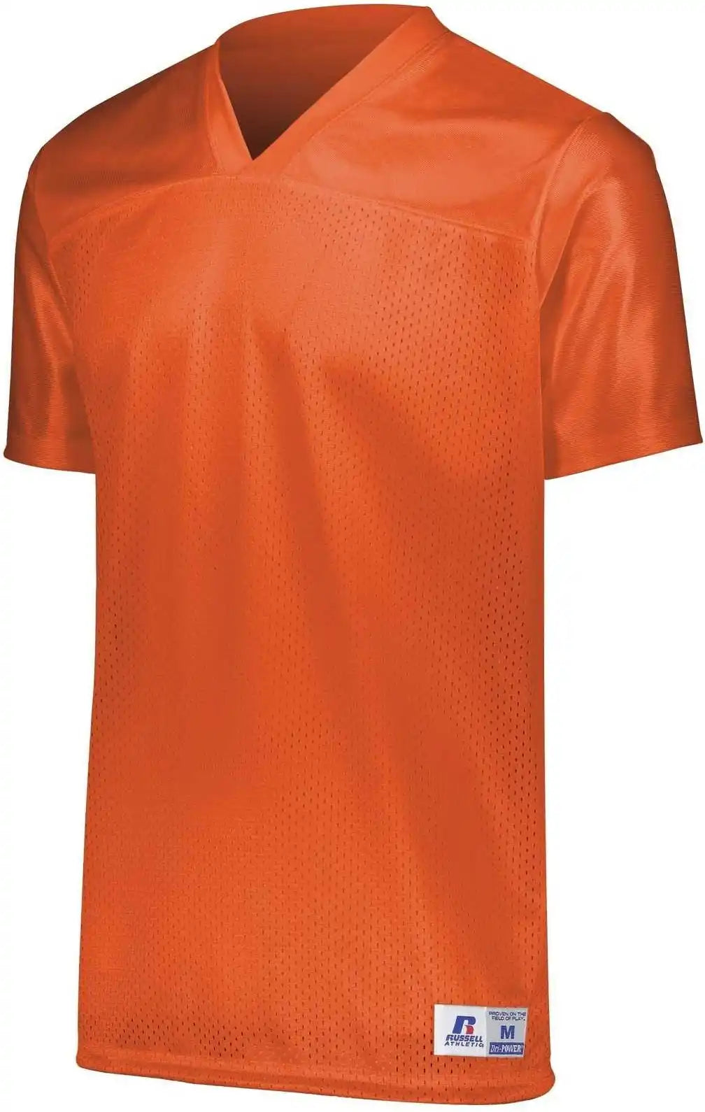 Russell R0593m Solid Flag Football Jersey - Burnt Orange
