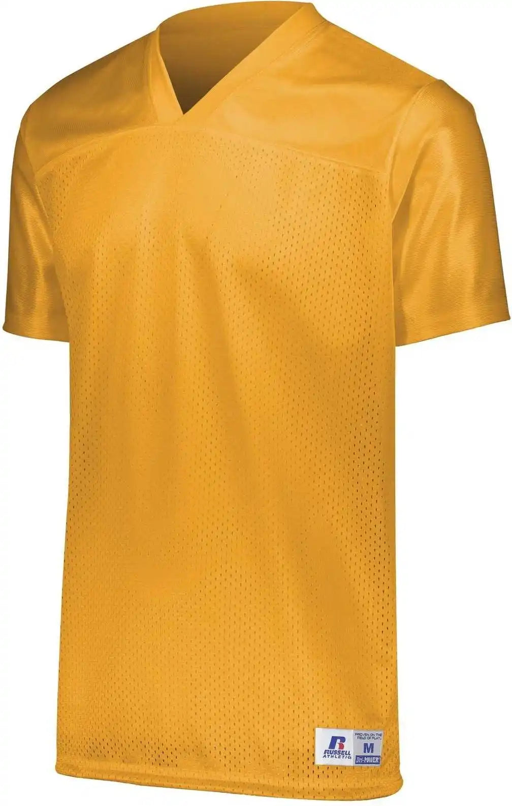 Russell R0593m Solid Flag Football Jersey - Gold - Adult 2xl