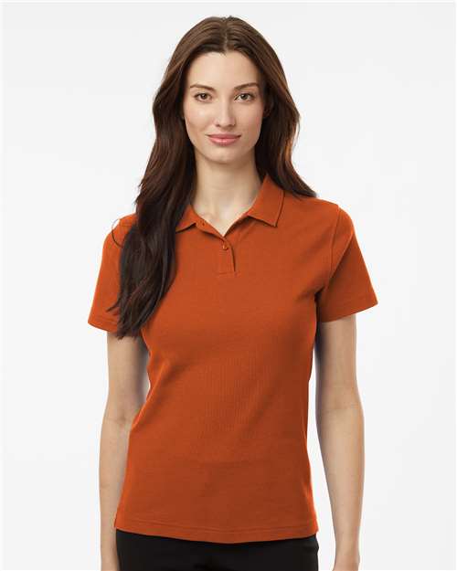 Rust Women's Pique Polo - 62800L