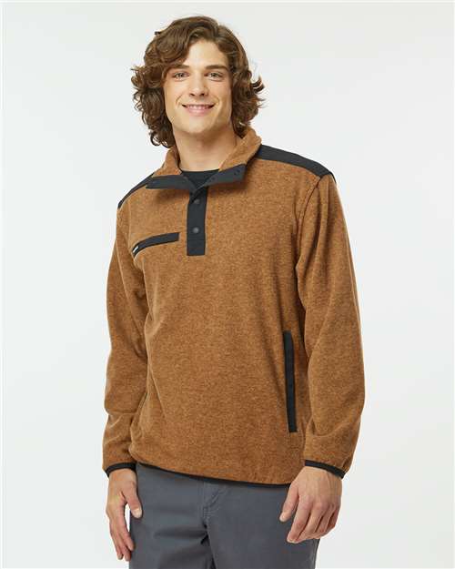 Saddle Ranger Melange Fleece Pullover - 7353