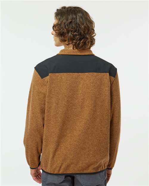 Saddle Ranger Melange Fleece Pullover - 7353