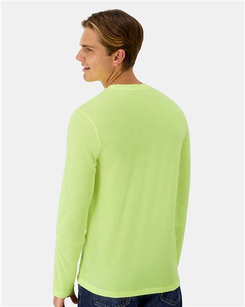 Safety Green Cool DRI® Cotton Touch Long Sleeve T-Shirt - 484L