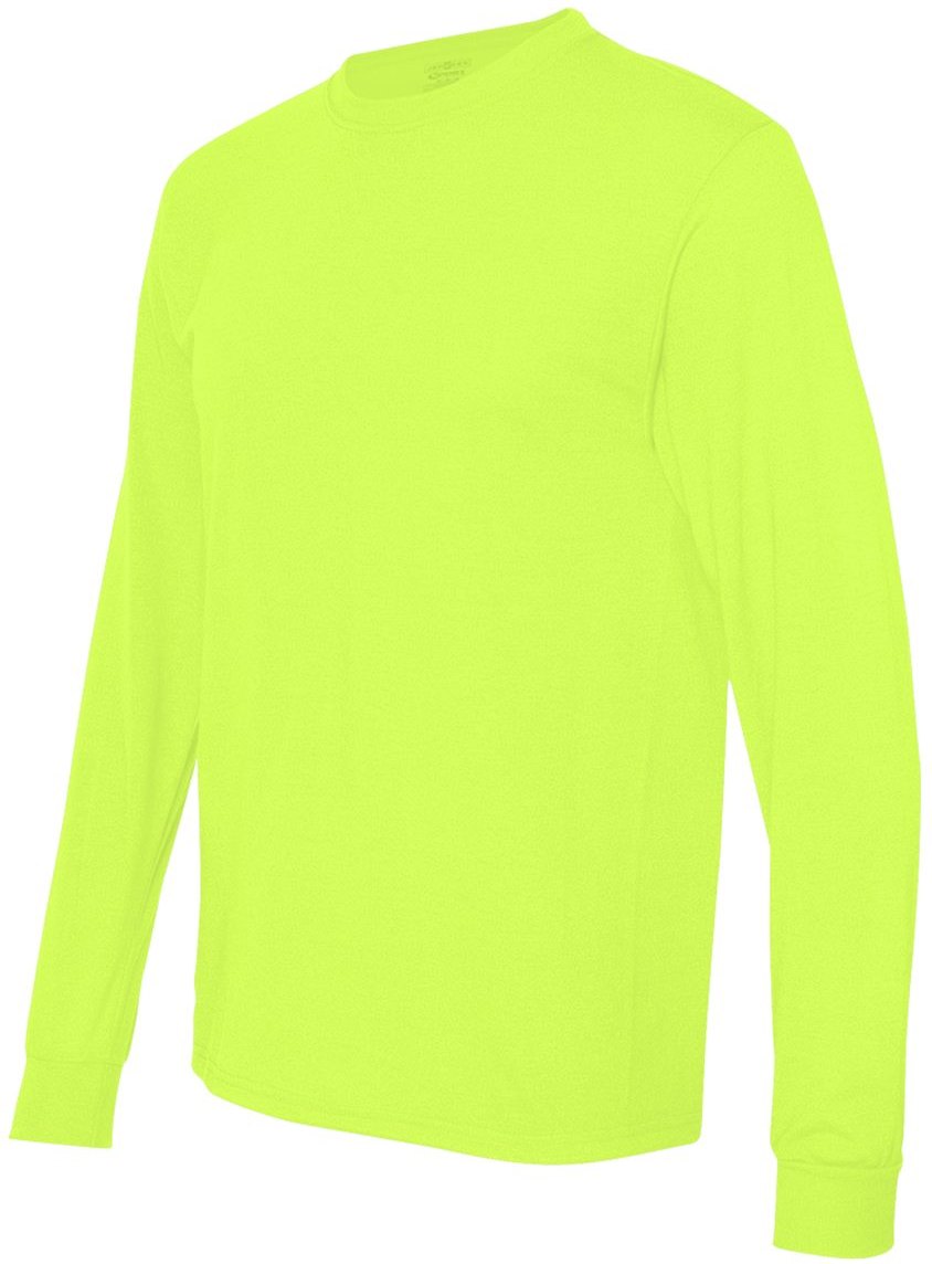 Safety Green Dri-Power® Performance Long Sleeve T-Shirt - 21MLR