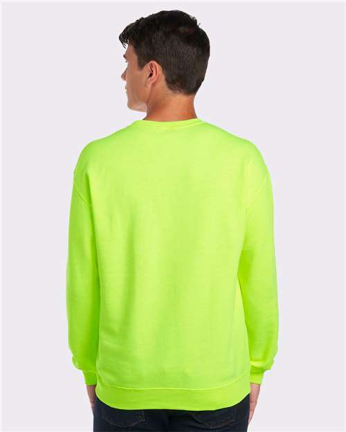 Safety Green NuBlend® Crewneck Sweatshirt - 562MR