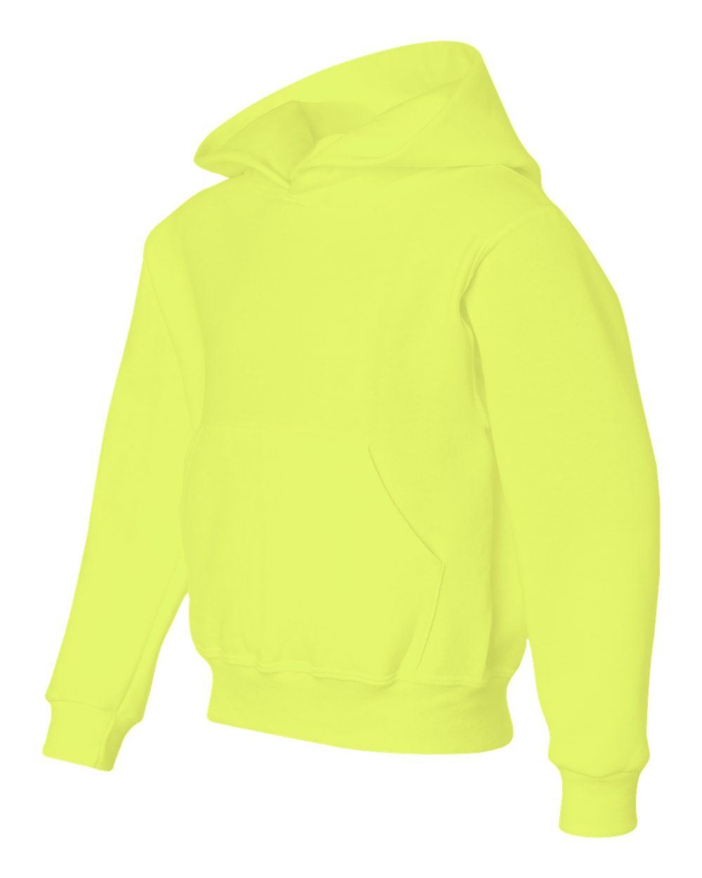 Safety Green NuBlend® Youth Hooded Sweatshirt - 996YR