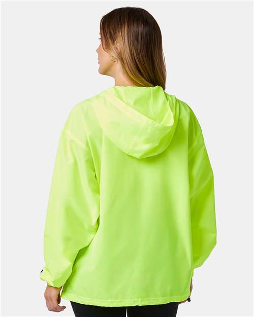 Safety Green Packable Anorak Jacket - CO200