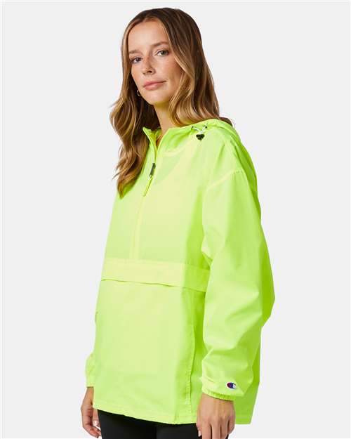 Safety Green Packable Anorak Jacket - CO200