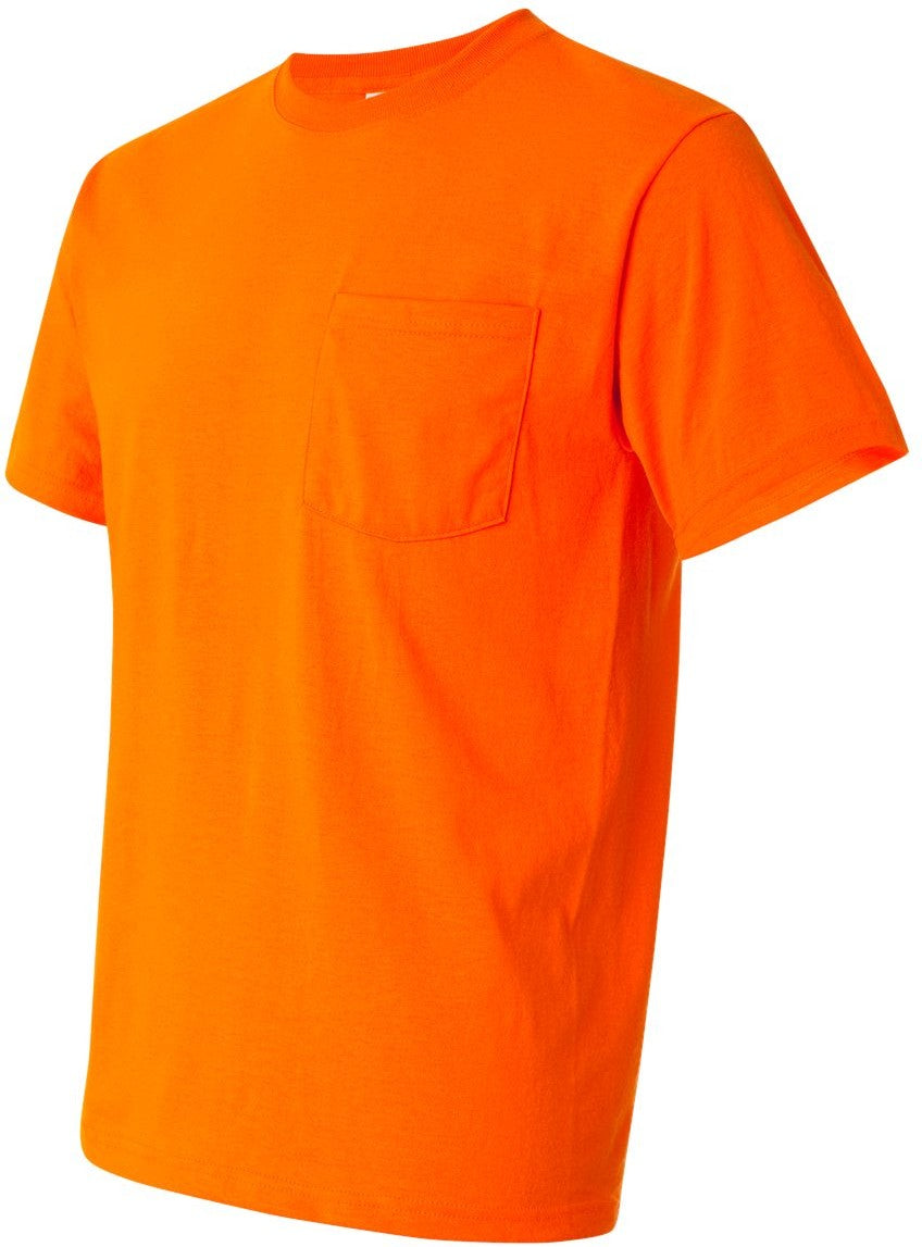 Safety Orange Dri-Power® 50/50 Pocket T-Shirt - 29MPR