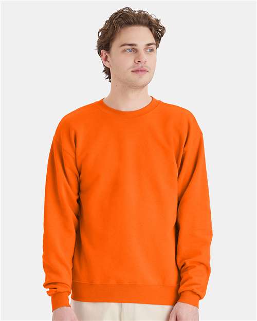 Safety Orange Ecosmart® Crewneck Sweatshirt - P160