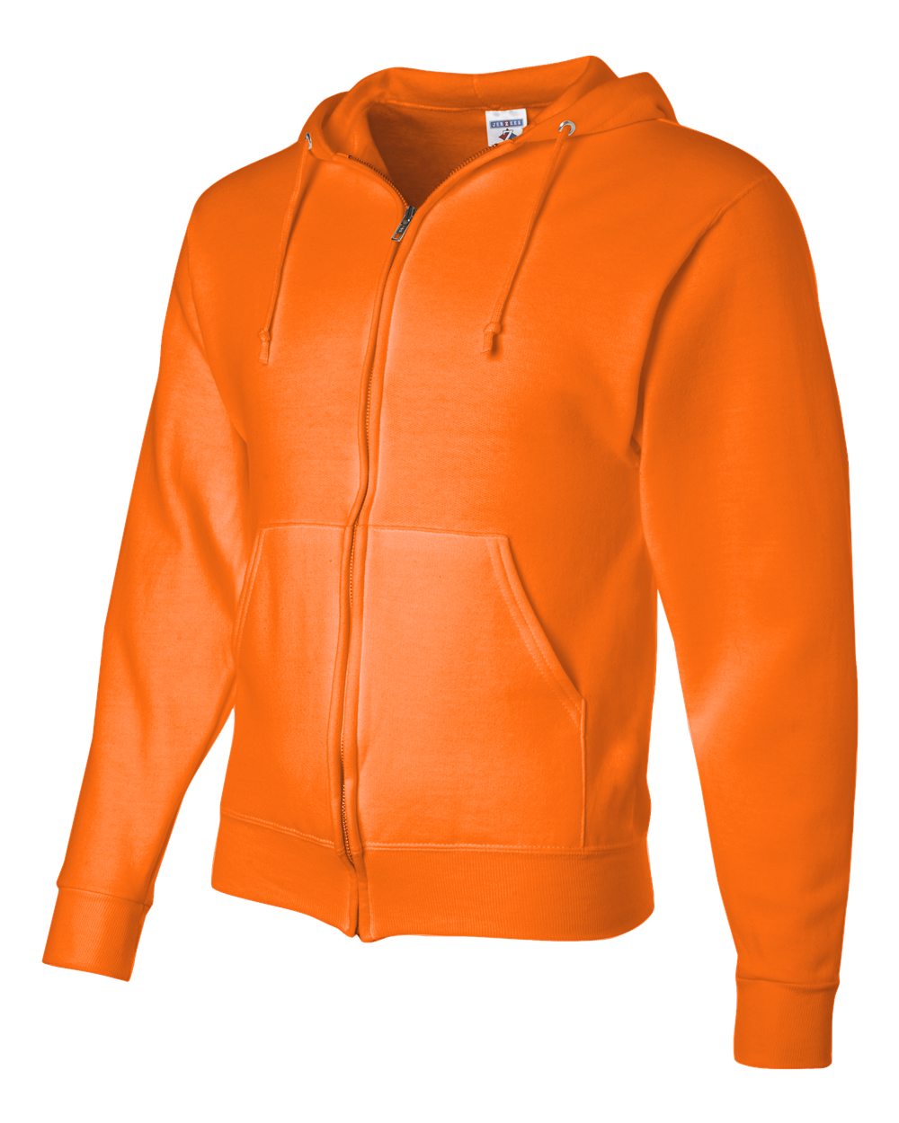 Safety Orange NuBlend® Full-Zip Hooded Sweatshirt - 993MR