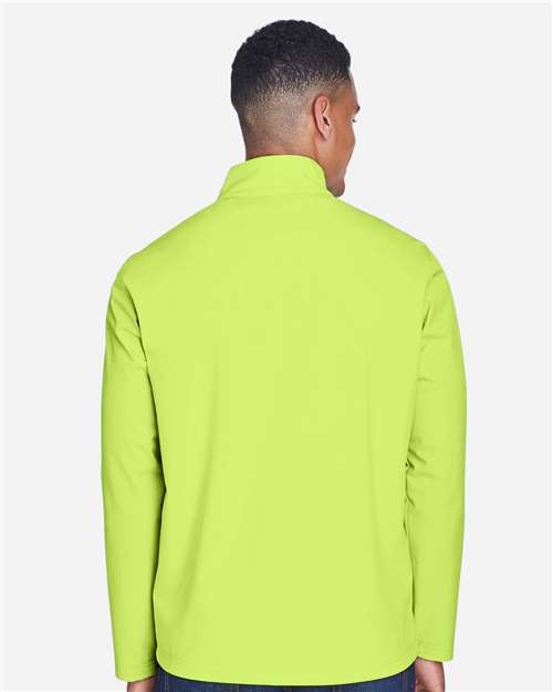 Safety Yellow Men's Leader Soft Shell Jacket - TT80
