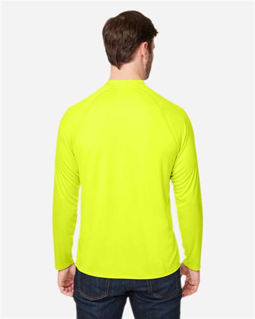 Safety Yellow Unisex Ultra UVP™ Marina Raglan Long Sleeve T-Shirt - CE110