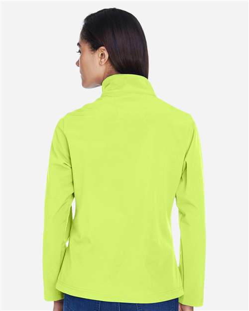 Safety Yellow Women's Leader Soft Shell Jacket - TT80W