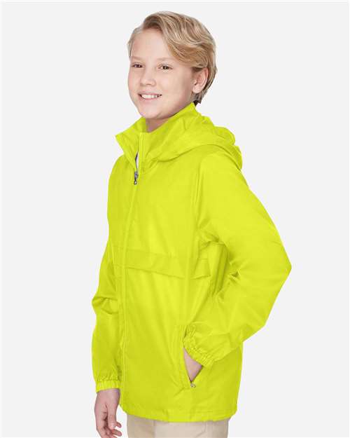 Safety Yellow Youth Zone Protect Lightweight Jacket - TT73Y