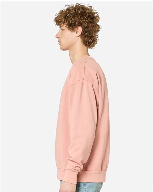 Salmon Pigment-Dyed Crewneck Sweatshirt - LS16004