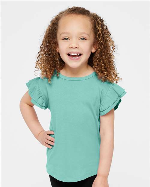 Saltwater Toddler Flutter Sleeve Tee - 3339