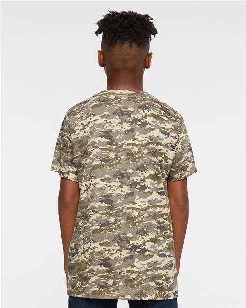 Sand Digital Youth Camouflage T-Shirt - 2207