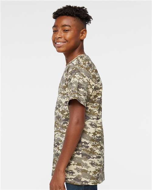Sand Digital Youth Camouflage T-Shirt - 2207