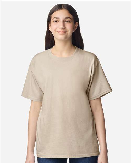 Sand Light Cotton Youth T-Shirt - 3000B