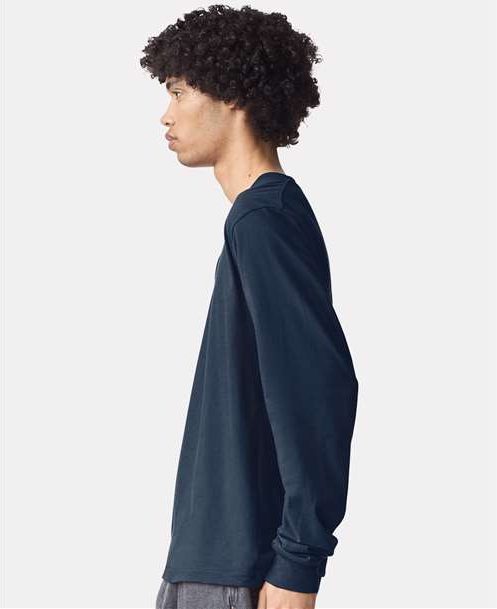 Sea Blue Fine Jersey Long Sleeve Tee - 2007