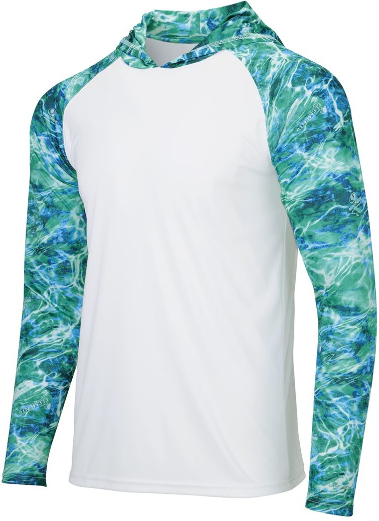 Seafoam Biloxi Performance Colorblocked Hoodie - 241
