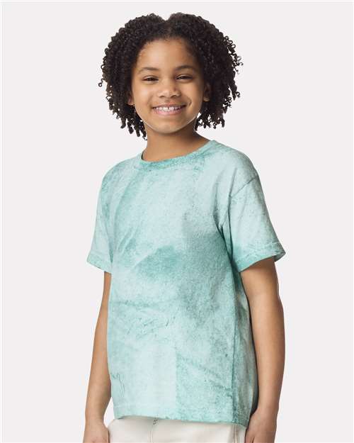 Seaglass Colorblast™ Youth Heavyweight T-Shirt - 1745Y