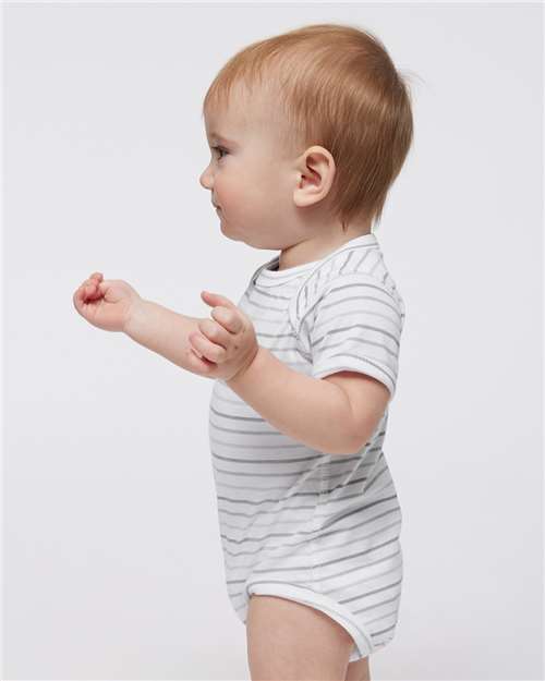 Shadow Stripe Infant Fine Jersey Bodysuit - 4424