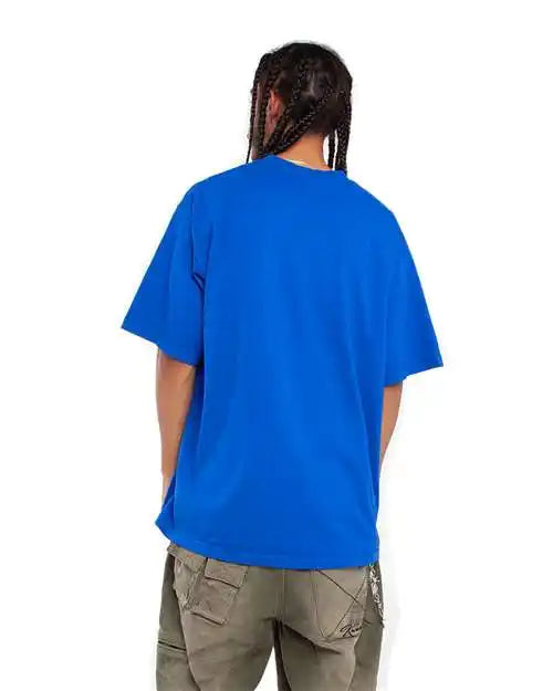 Shaka Wear Shgd Garment-dyed Crewneck T-shirt - Royal - s