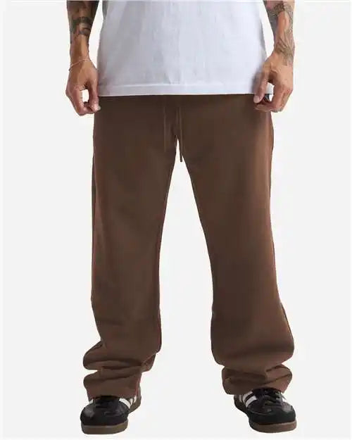 Shaka Wear Shgdssp Garment Dye Straight Leg Sweatpants - Mocha - s