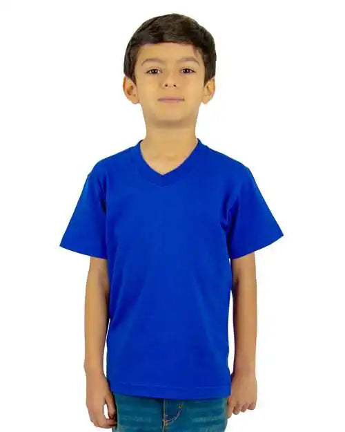 Shaka Wear Shveey Youth V-neck T-shirt - Royal - Xs