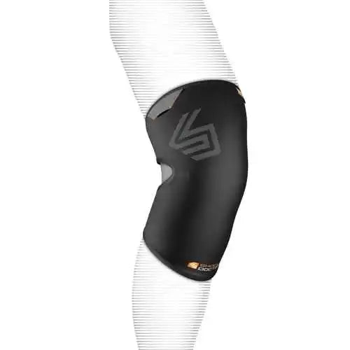 Shock Doctor 864 Knee Compression Sleeve with Closed Patella Coverage Adult - Black