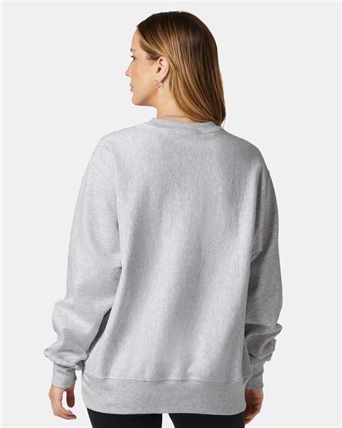 Silver Grey Reverse Weave® Crewneck Sweatshirt - S149