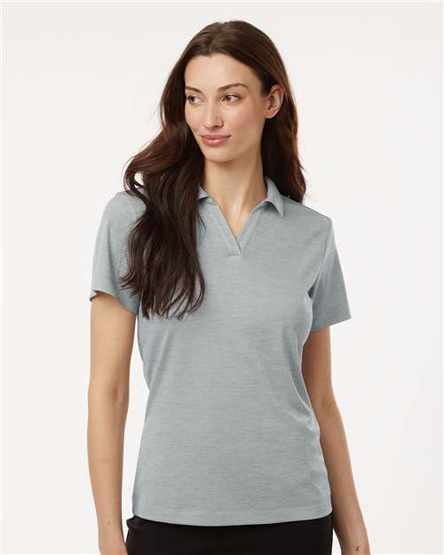 Silver Melange Women's Performance Mélange Polo - 4HM00L