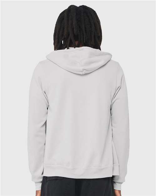 Silver Sponge Fleece Full-Zip Hoodie - 3739
