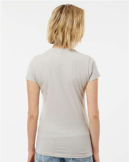 Silver Women's Fine Jersey Slim Fit T-Shirt - 213