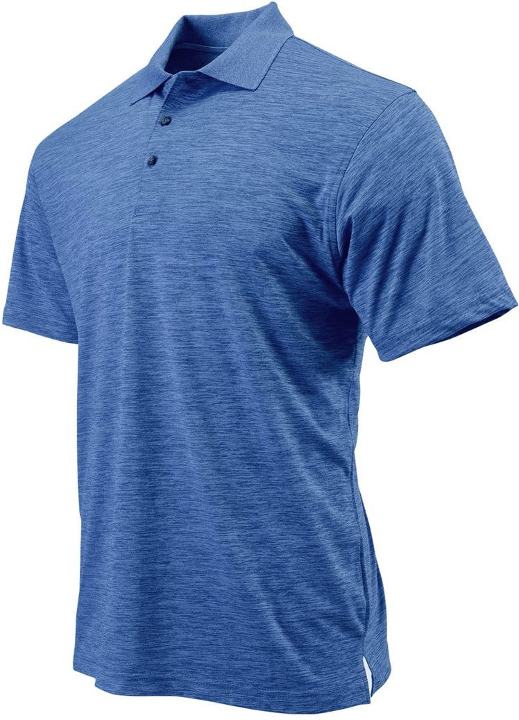 Sky Blue Heather Dakota Striated Heather Polo - 130