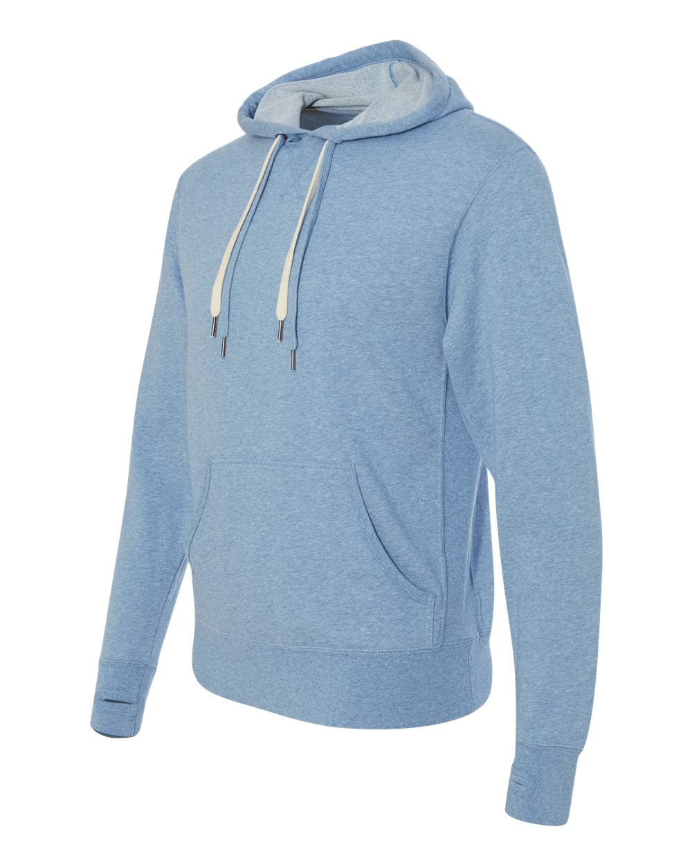 Sky Heather Midweight French Terry Hooded Sweatshirt - PRM90HT