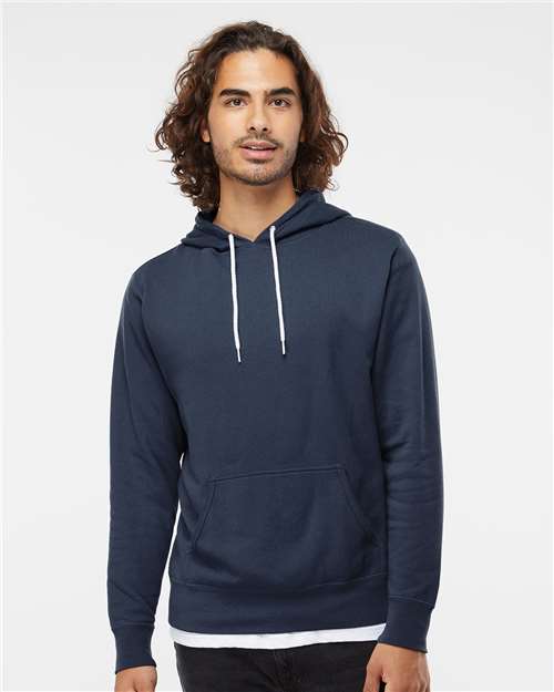 Slate Blue Lightweight Hooded Sweatshirt - AFX90UN