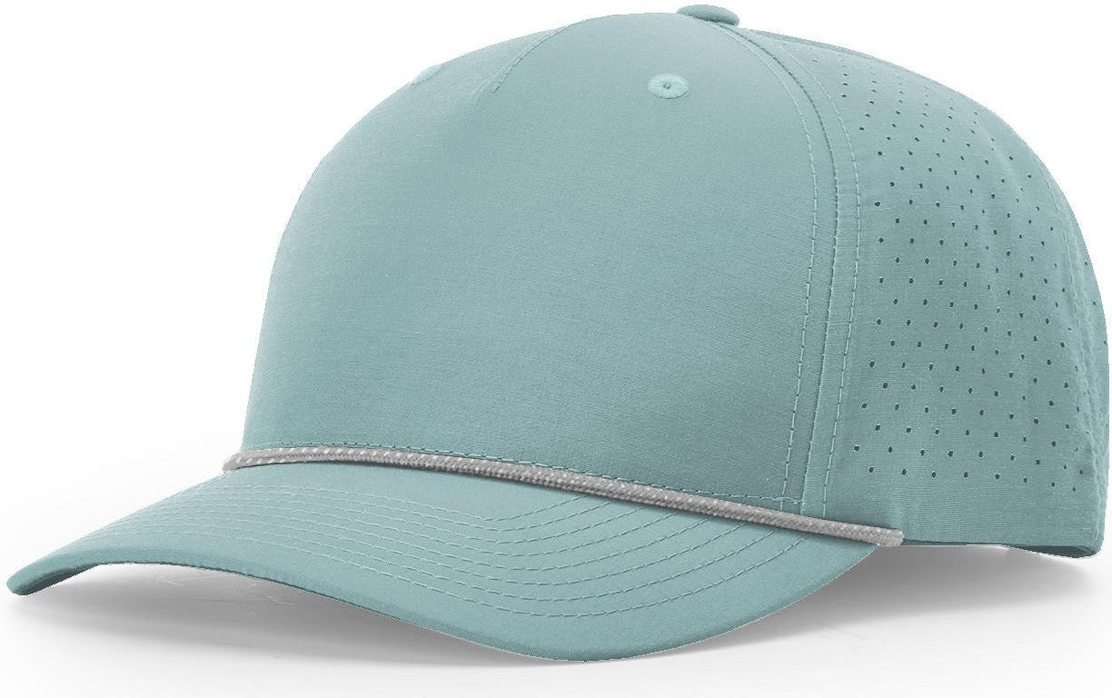 Smoke Blue/Grey-White Laser Perf Performance Rope Cap
